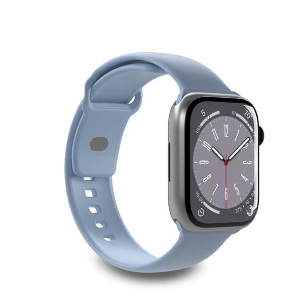 Silikone urrem til Apple Watch 38–40–41 mm, lyseblå