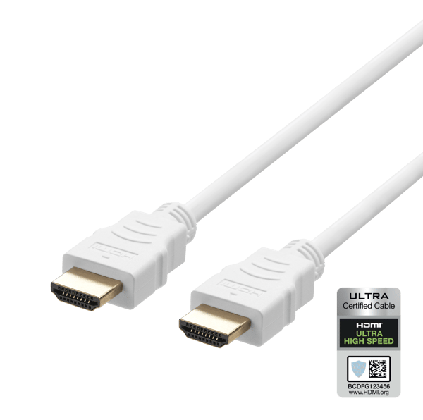 Ultra High Speed HDMI Cable, 48Gbps, 2m, white