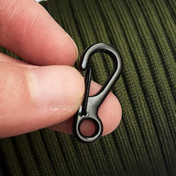 3-Pack Mini Tactical Buckle Nyckelring, Aluminiumlegering Karbinhake