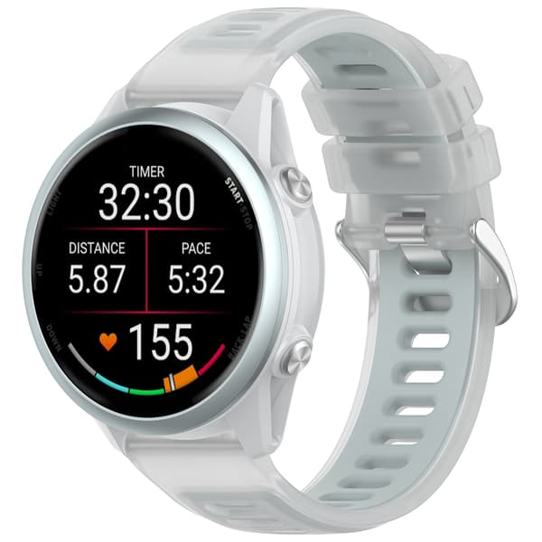 Jelly Strap for Garmin Forerunner 570 20MM White