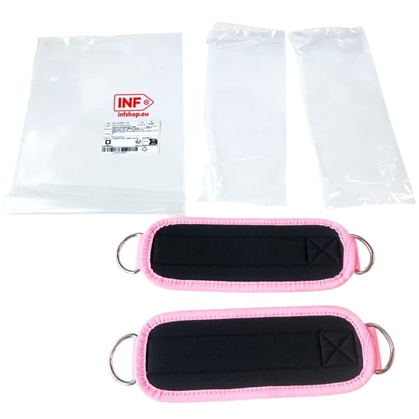 Ankelremmar för Kabelmaskiner, 2-pack Pink