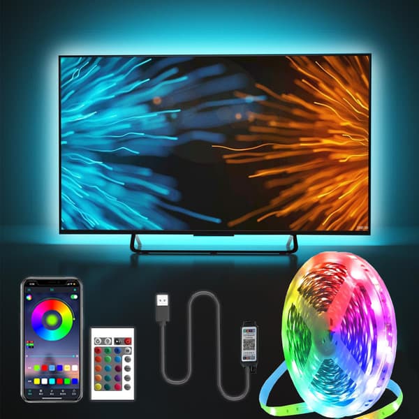 Smart USB LED Strip Lights Music Sync APP Control 15 m