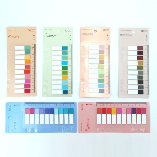 Itsekiinnittyvä Transparent Notes 6 kpl