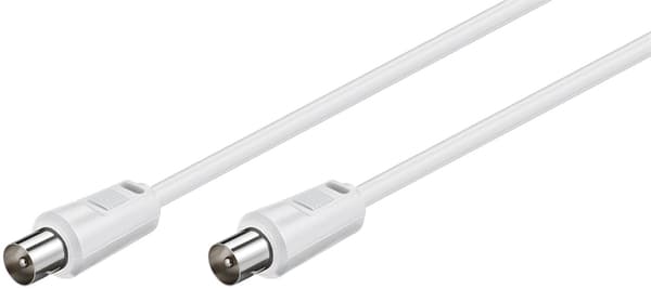 Antennekabel (<70 dB), dobbel skjerming