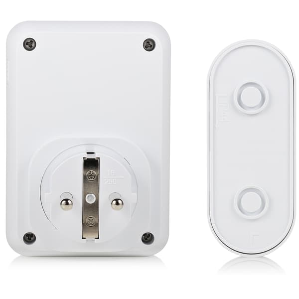 Trådlös dörrklocka Plug-in B313 Vit
