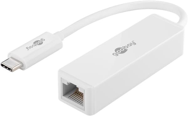 USB-C™ Ethernet-adapter, hvid