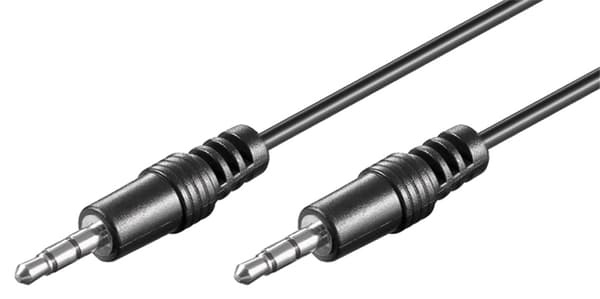 Audioliitäntäkaapeli AUX, 3,5 mm stereo, CU