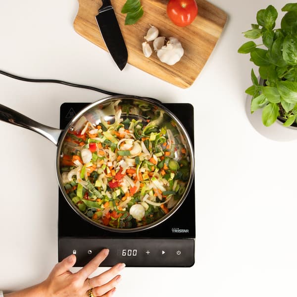 Induktionsplade IK-6161 2000W LCD Digital 19cm