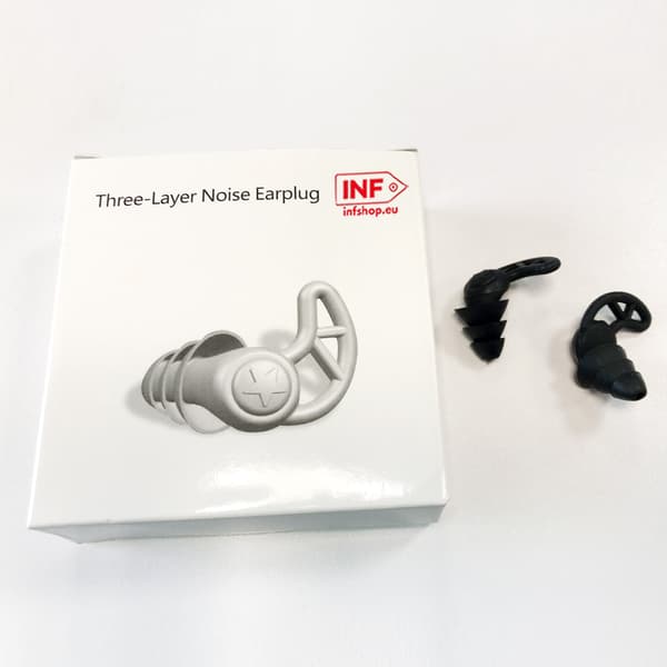 Öronproppar 40 dB brusreducering 1 par Black
