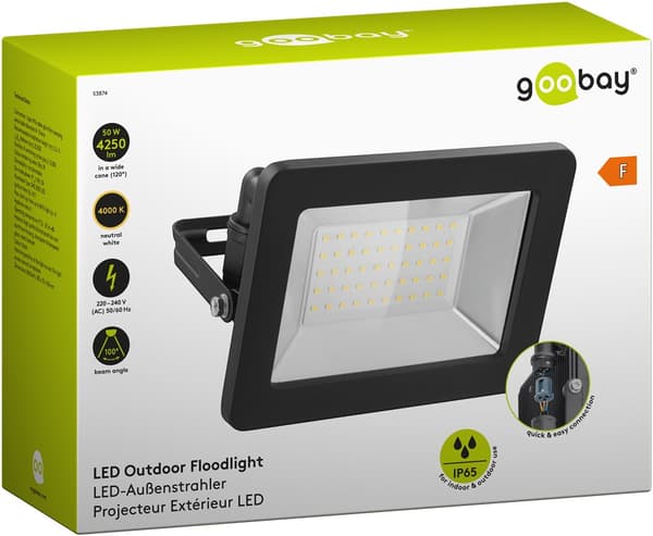 LED udendørs projektør, 50 W