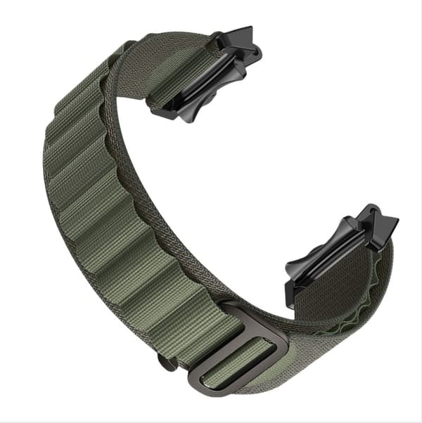 Kompatibel med nylon loop rem til Amazfit T-Rex 2 Green