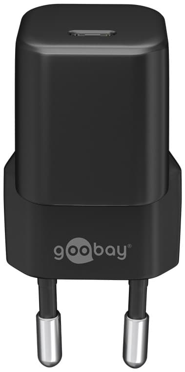 USB-C™ PD GaN hurtigoplader Nano (30 W) sort