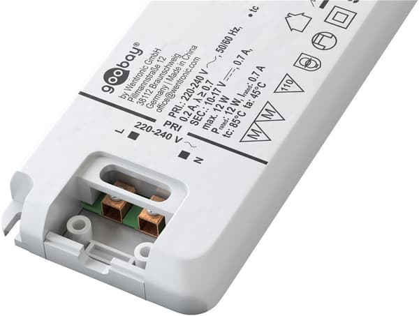 LED-konstantstrøms-driver 700 mA, 12 W, superflad