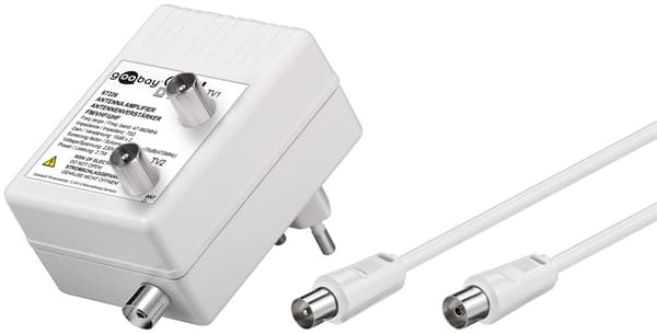 Kahden laitteen antennivahvistin (DVB-T / DVB-T2 / DVB-C)