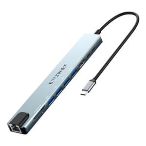 Telakointiasema Blitzwolf BW-TH5 10in1 USB-C (hopea)