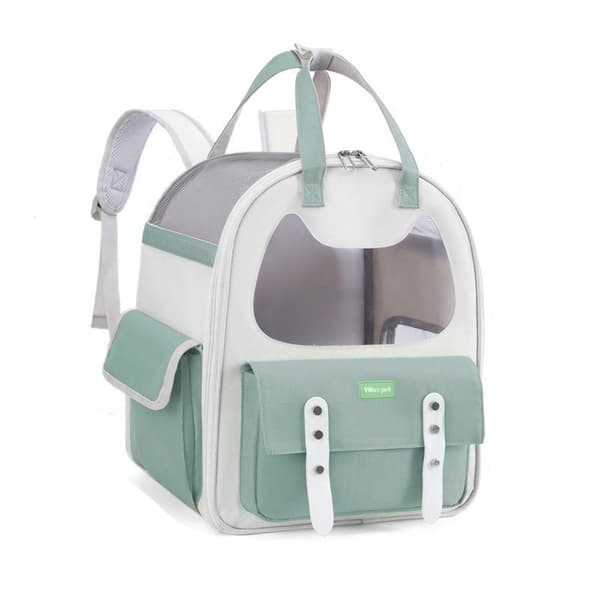 Mukava lemmikkireppu White+green