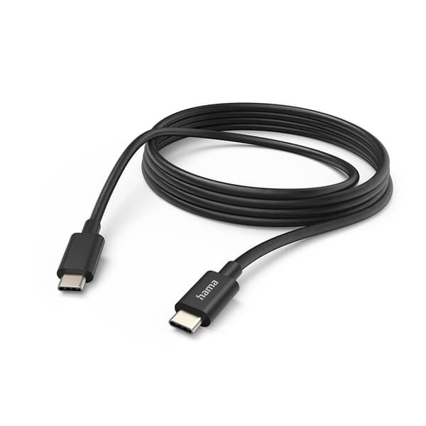 Kaapeli lataus/data USB-C - USB-C 3,0m Musta