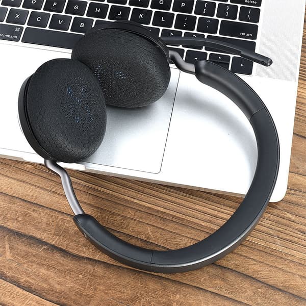Erstatningsøreputer for Jabra Elite 45h & Evolve2 65 UC - 2-pakning, Memory Foam