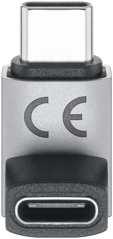 USB-C™-sovitin pystysuoraan 90° lyhyt, USB4™