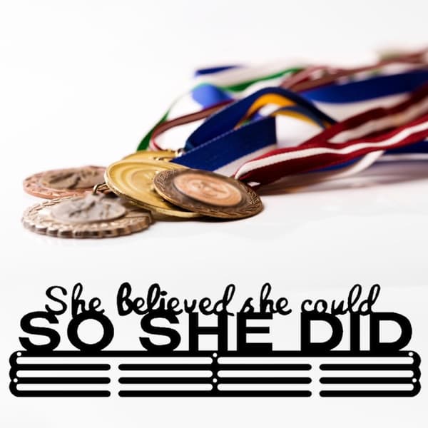 Medaljeholder i jern Black