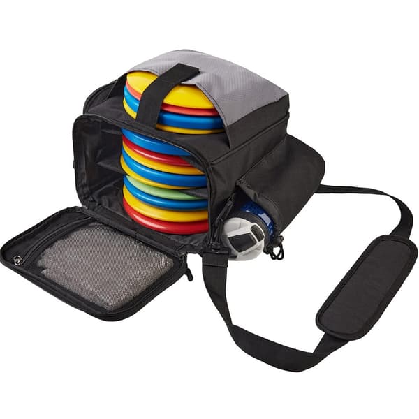 Discgolfbag for 13+ disker, holder for vannflaske
