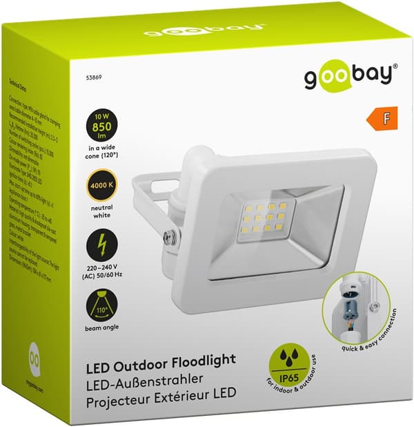 LED udendørs projektør, 10 W