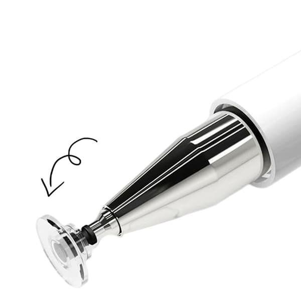 Yleiskäyttöinen Stylus-kynä iPadille ja Androidille White