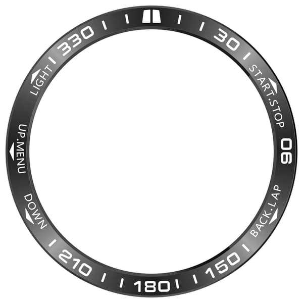 Garmin Tactix 8 51mm Solar Bezel - Sort rustfrit stål