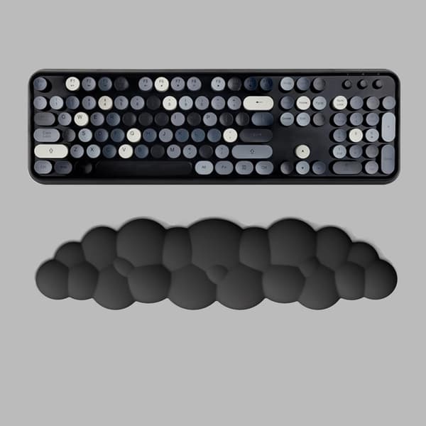 Håndledsstøtte til tastatur, lavet af blødt memory-foam