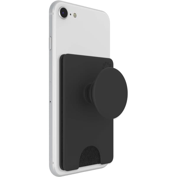Wallet Black Avtagbar Mobil Plånbok PopWallet+
