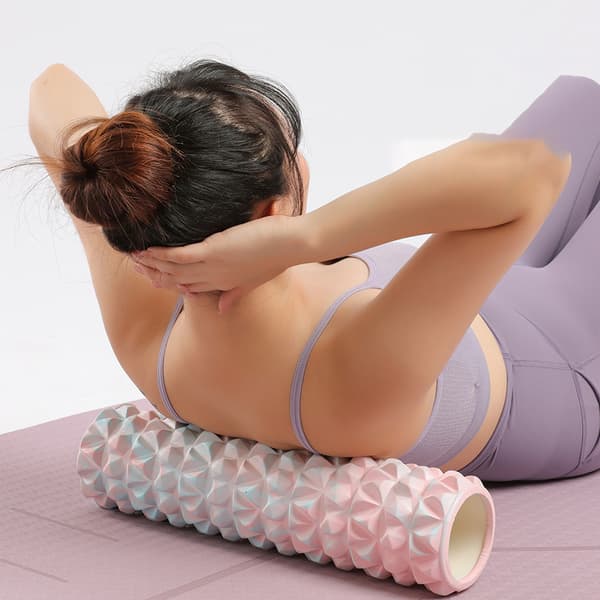 Foam Roller Yoga Column Pink