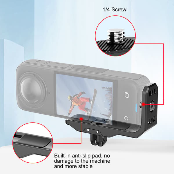 Quick Release Magnetic Mount for Insta360 X5/X4 Cameras