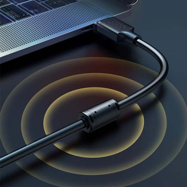 USB 2.0 Printerkabel Gullbelagt Strømforsyning - Koble skriveren til datamaskinen din 5 m