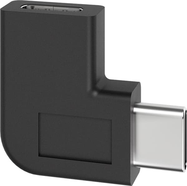 Adapter USB-C™ till USB-C™ 90°, svart