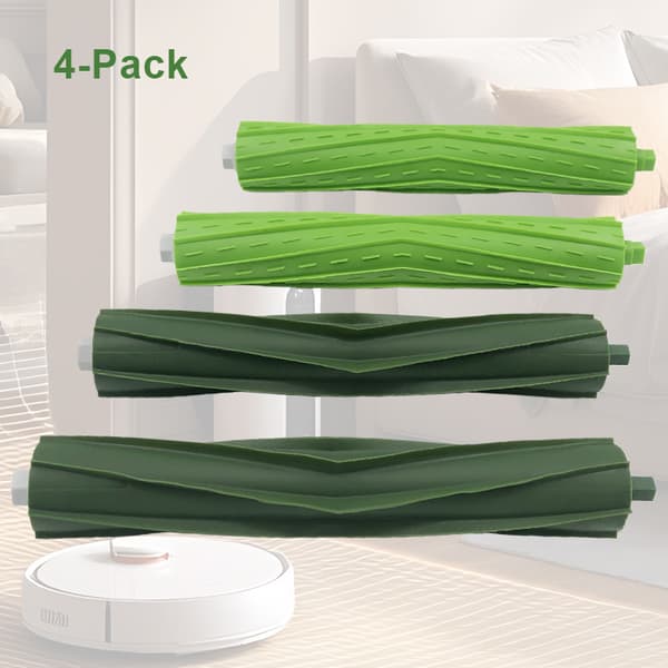 Gummiborste / Rullborste 4-pack Green iRobot Roomba e/i/j series