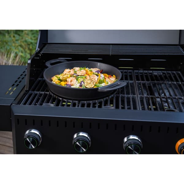 Wok i støpejern Multigrill 30 cm