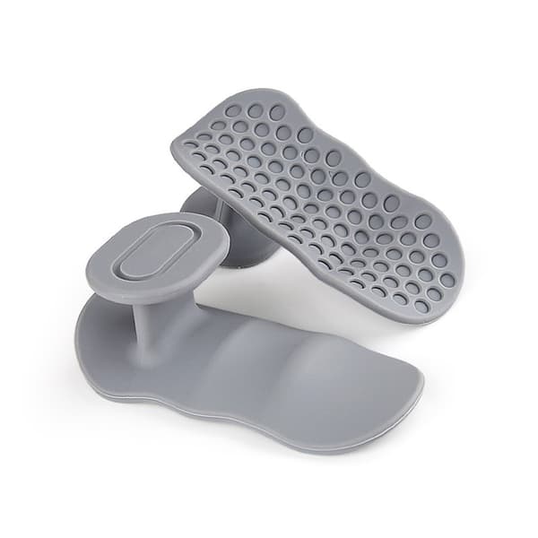 Silikon Handflateskydd för Tyngdlyftning Grey
