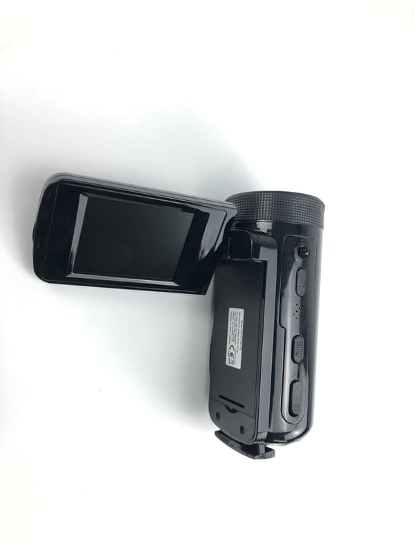 HD-Digitalkamera med Vidvinkelobjektiv Black