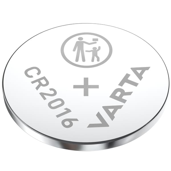 CR2016 3V litiumknappcellebatteri 2-pakning