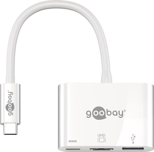 USB-C™ multiport-adapter til HDMI™, PD, hvid