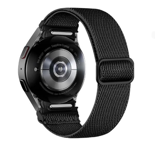 Samsung Galaxy Watch 6-Armband med Justerbart Spänne Black