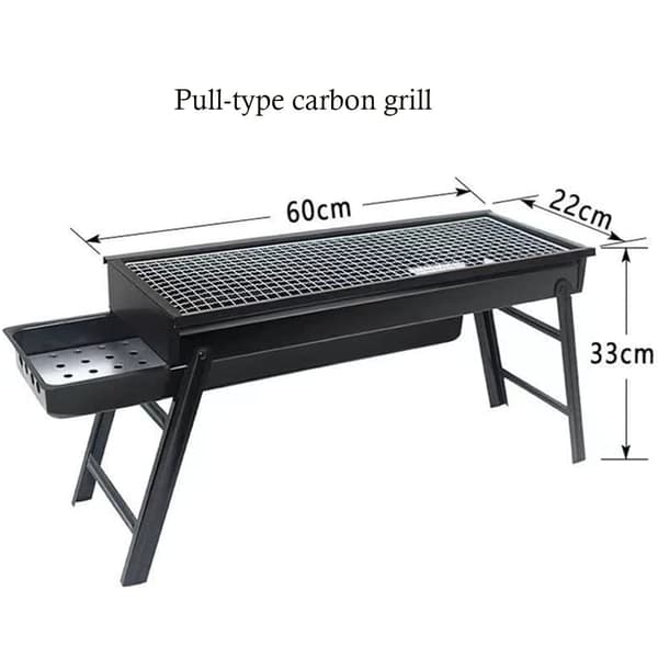 Sammenleggbar bordplate for kullgrilling M