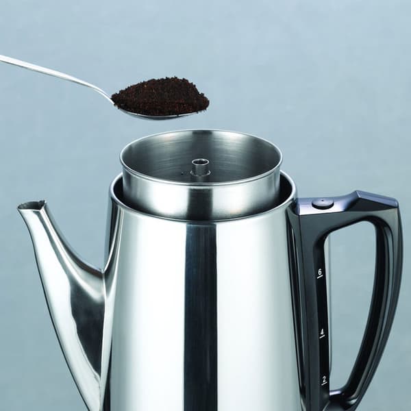Perkolator Design Borstat Rostfritt stål 6kp