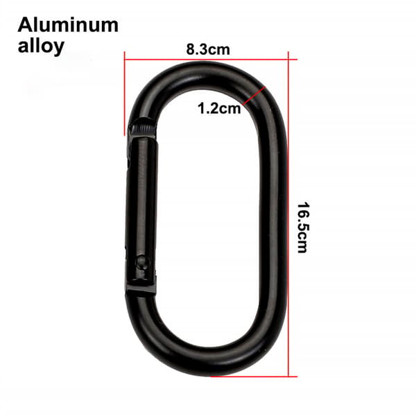Karabinhager, 10-pak Black
