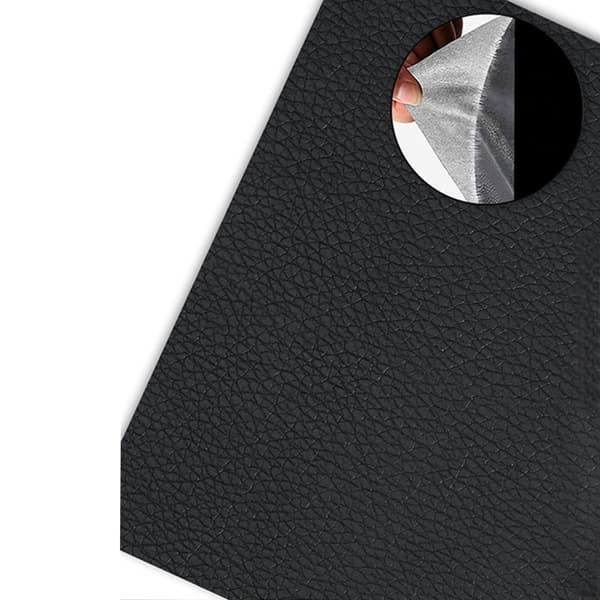 Selvklæbende PU Læder Reparationslap – 50cm x 137cm – Til Sofaer, Autostole og Mere Black