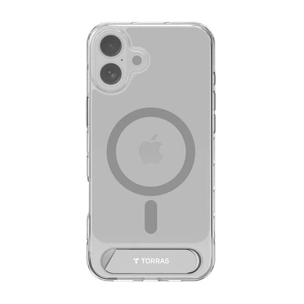 Torras Pstand -sarjan kotelo iPhone 16:lle (läpinäkyvä)