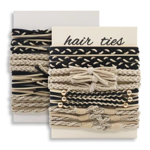 Flätade Hårband - Bohemisk Stil, 12-pack Model 7