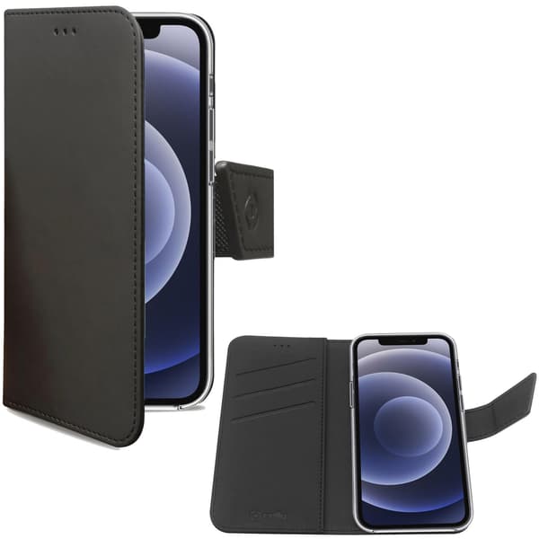 Lommebokdeksel til iPhone 13 Pro, svart