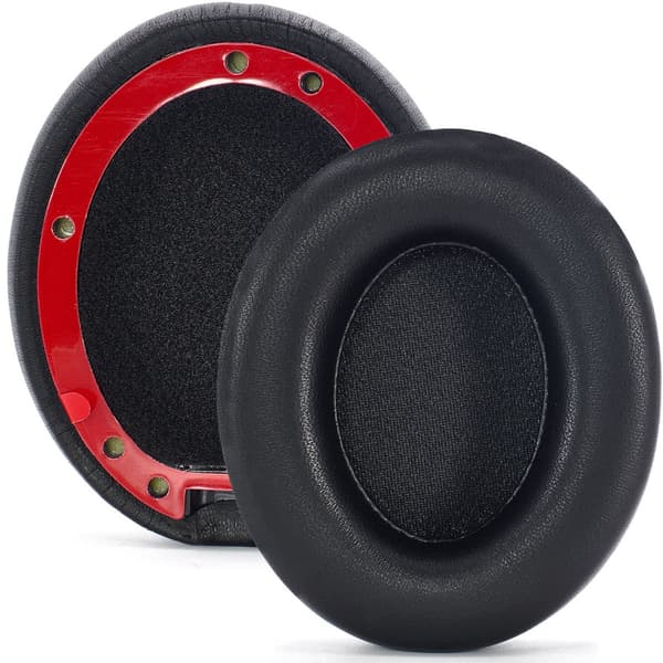 Saueskinns Øreputer Kompatibel med Beats Studio Pro - Premium Erstatningsputer - 2 Pakker Black