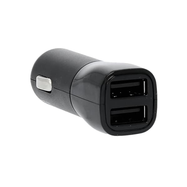 Lader 12/24V 2xUSB-A 3,4A Svart